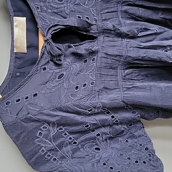 fait a main PARIS Silk Eyelet Blouse - Picture 2 of 7